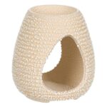 Μεσαίος κεραμικός μπεζ αρωματιστής οβάλ