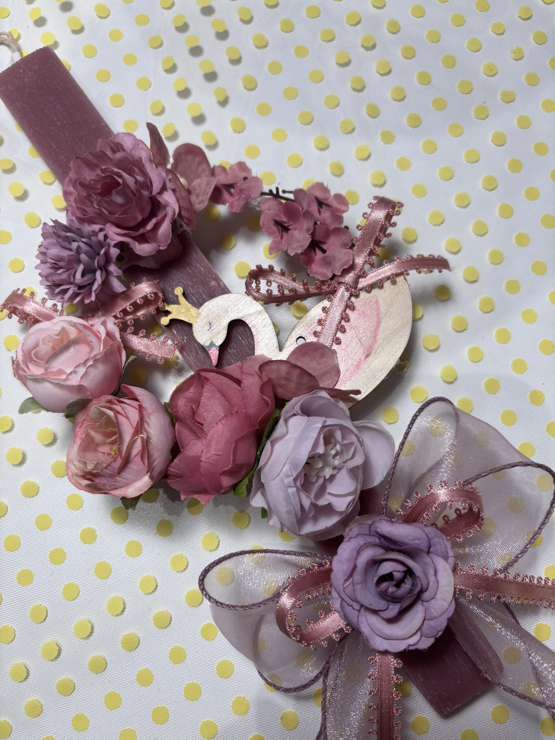 IMG_0195 Λαμπάδα κύκνος - Image 1