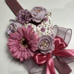 Λαμπάδα floral πεταλούδα