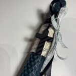 Ανδρική λαμπάδα με μαύρο Σταυρό