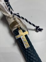 Ανδρική λαμπάδα με δίχρωμο σταυρό