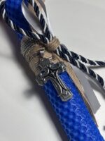 Ανδρική λαμπάδα με ασημί σταυρό