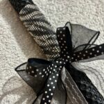 Λαμπάδα στρας ζέβρα