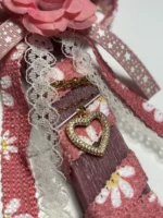 Λαμπάδα με κολιέ καρδιά - Image 2