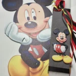 Λαμπάδα με ξύλινο καδράκι Μίκυ