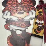 Λαμπάδα με ξύλινο καδράκι Minnie