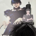 Λαμπάδα με ξύλινο καδράκι Wednesday