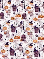 Limited Edition Halloween scrunchie με spooky σχέδια - Image 2