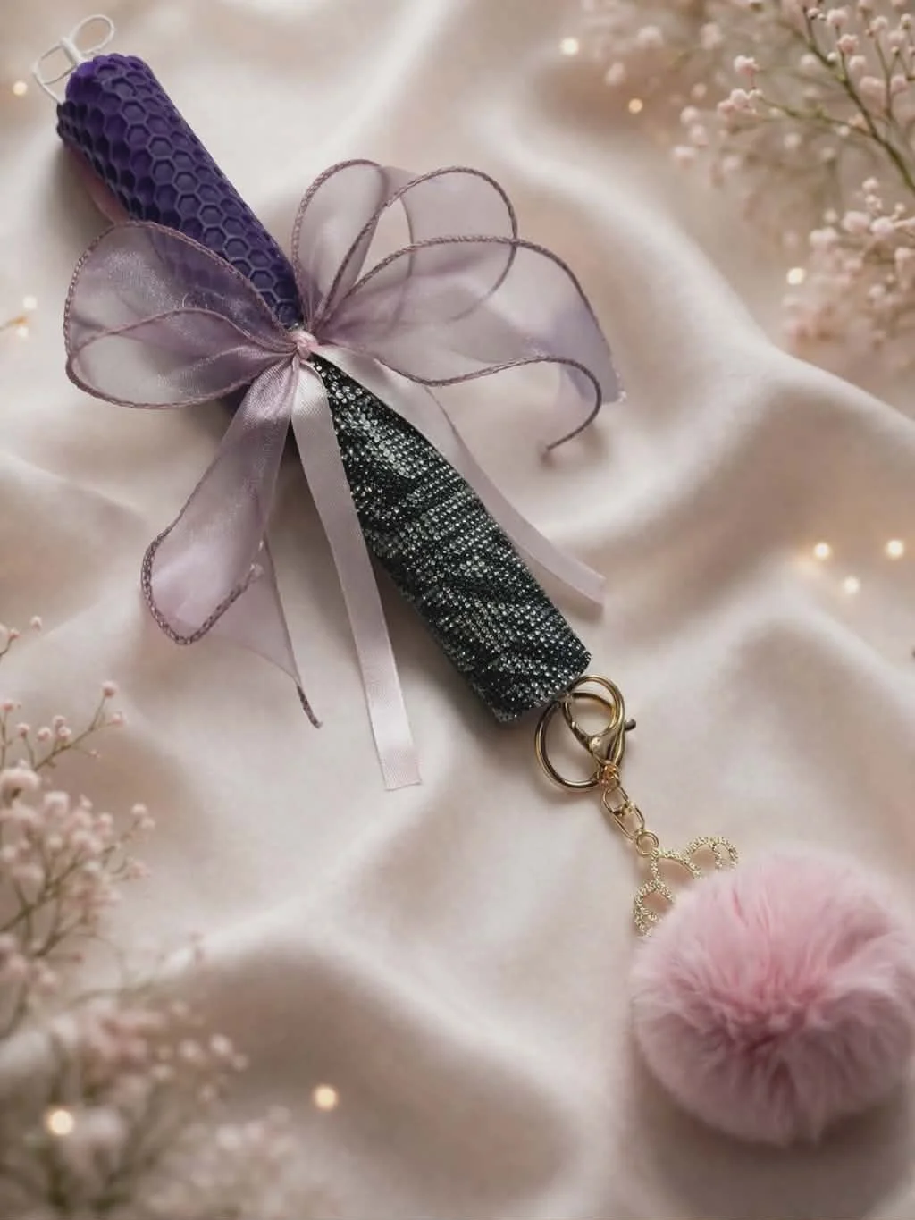 att.omRIqdvnIjSyFPmXvfw7hikd3VxUaV-3JY0jkvFKO0c.png Λαμπάδα με στρας και ροζ πον πον - Image 1